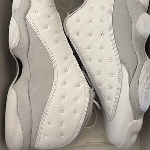 Jordan White and Gray Sneakers